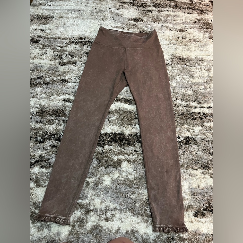 JoyLab Taupe Suede-Style Leggings